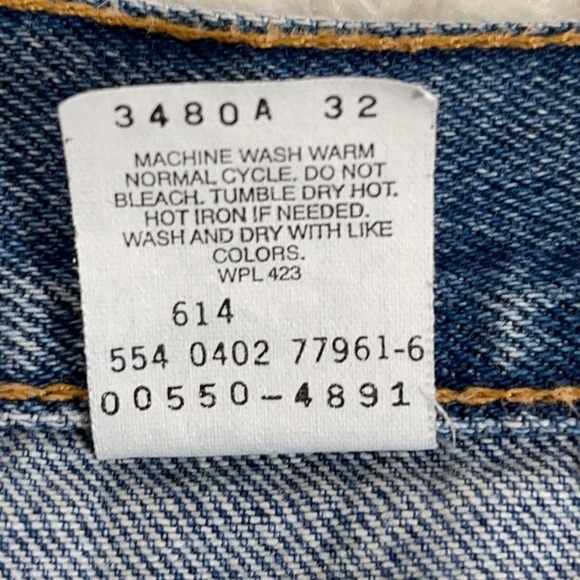 Levi’s Men's 550 Relaxed Fit Jeans Size 36x32 - Picture 10 of 13